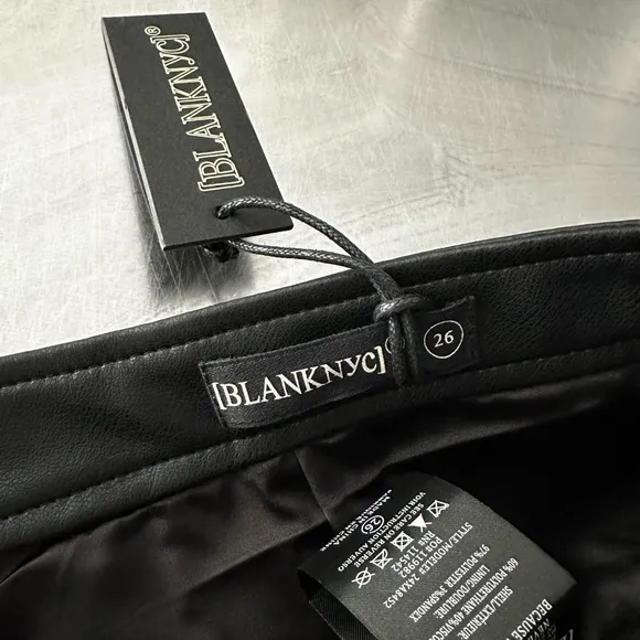 REVOLVE BLANKNYC Faux leather short in opening act