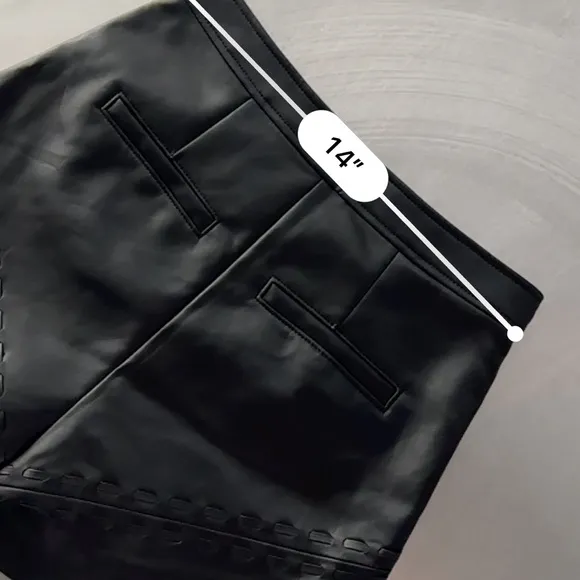 REVOLVE BLANKNYC Faux leather short in opening act