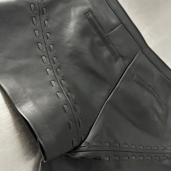REVOLVE BLANKNYC Faux leather short in opening act