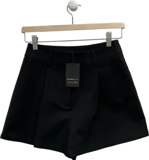 River Island Black Tailored Shorts UK 8