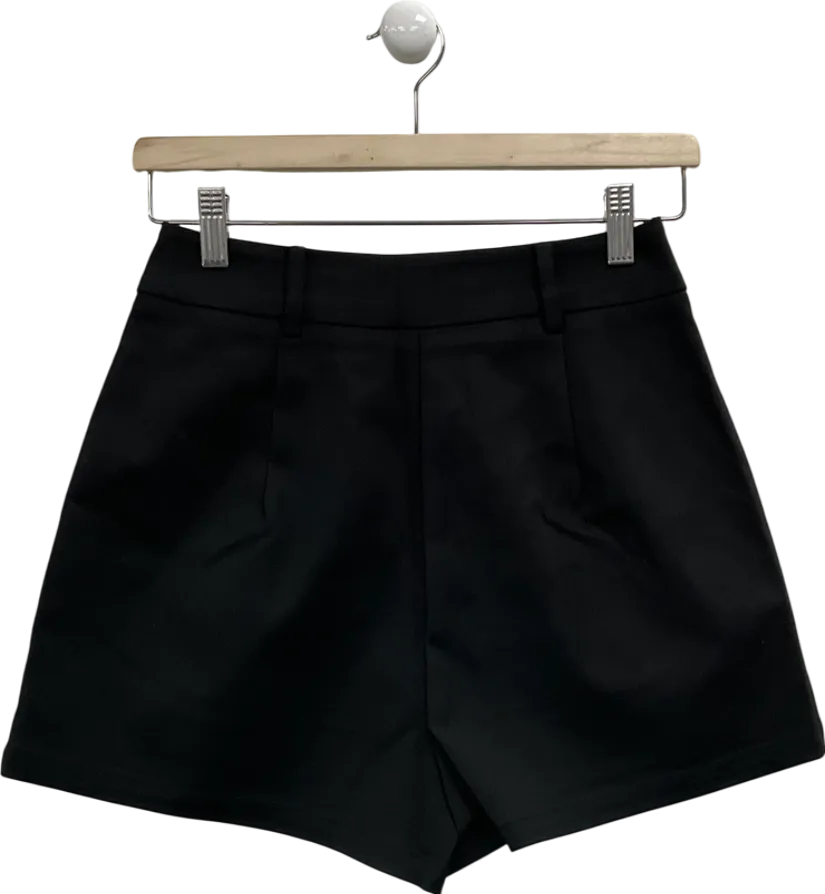 River Island Black Tailored Shorts UK 8