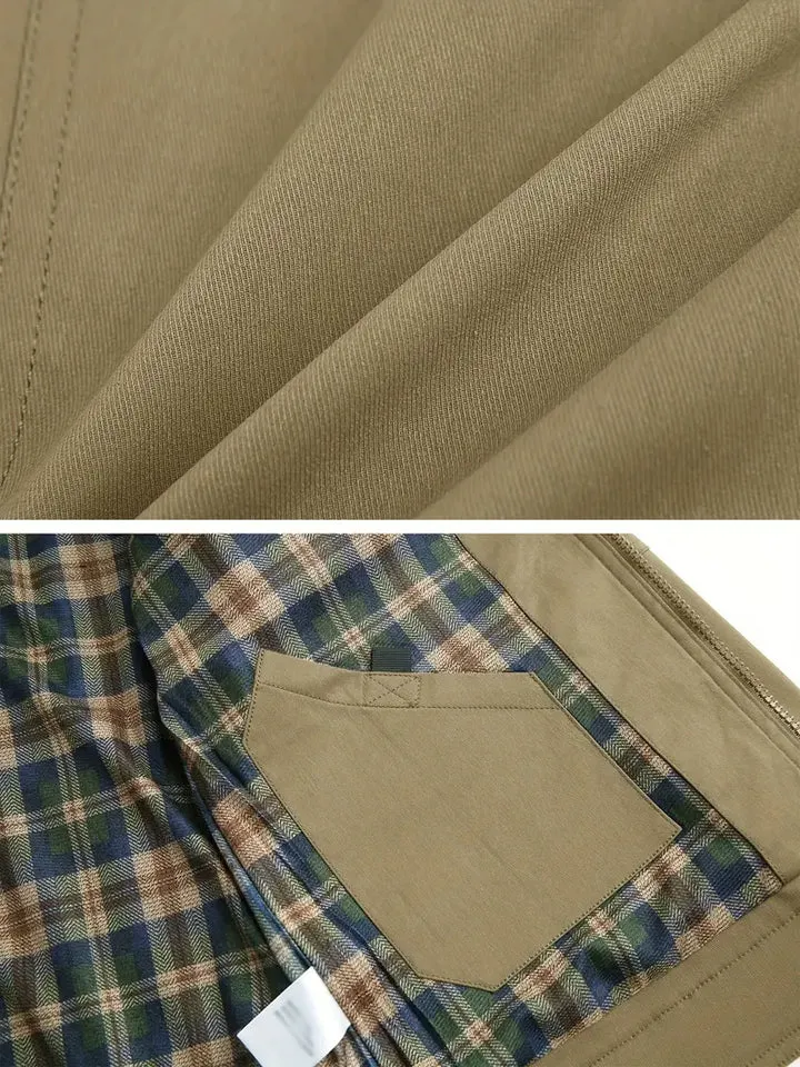 Robust and weather-resistant men's nylon outdoor jacket