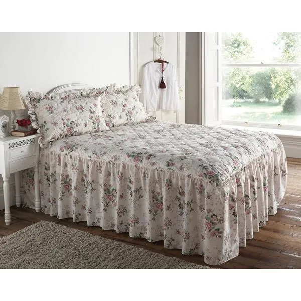 Rose Garden Fitted Bedspread Set