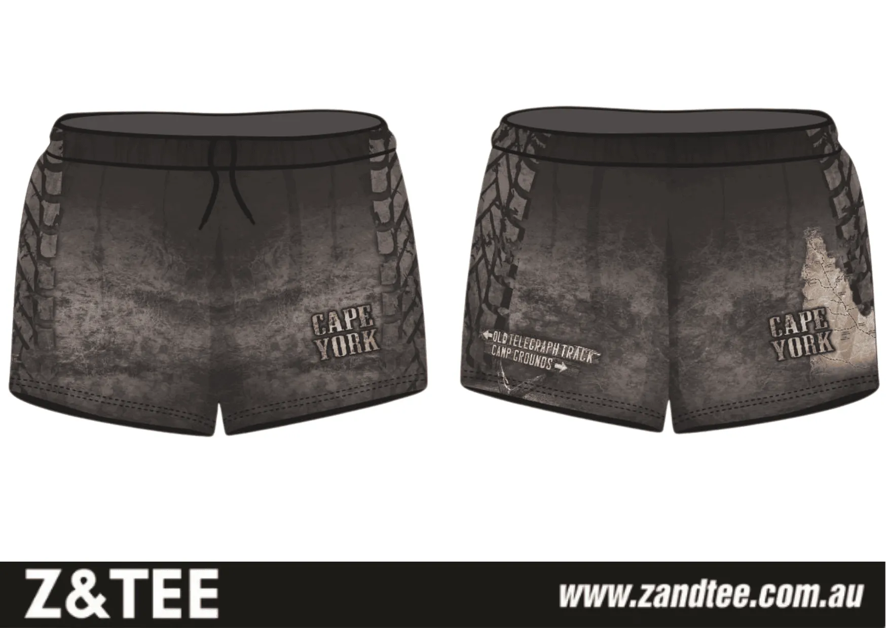 Rugby Shorts | Cape York Grey ★Pre-Order★