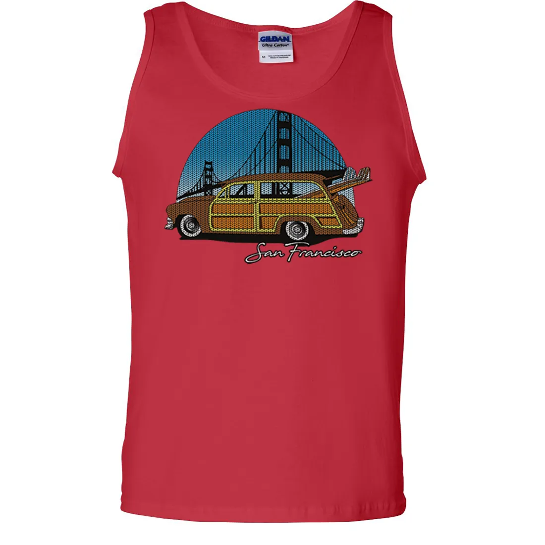 San Francisco Knit Style Woody Asst Colors Tank Top
