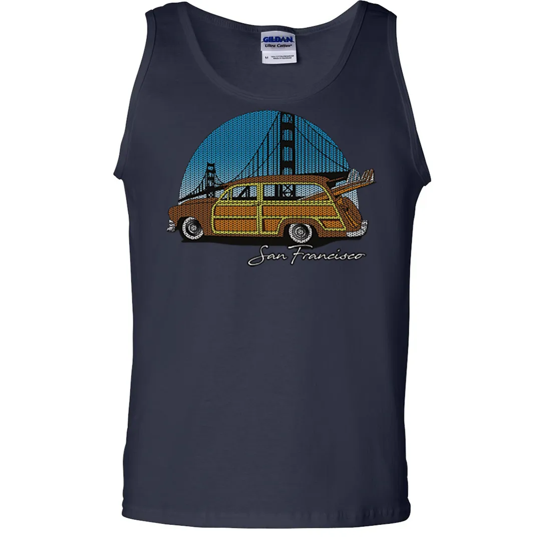 San Francisco Knit Style Woody Asst Colors Tank Top