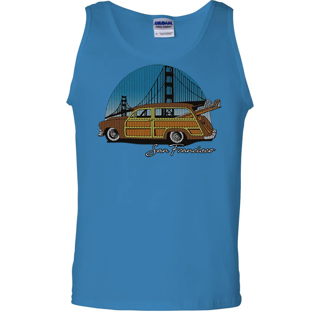 San Francisco Knit Style Woody Asst Colors Tank Top