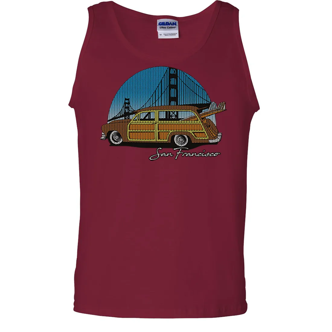 San Francisco Knit Style Woody Asst Colors Tank Top