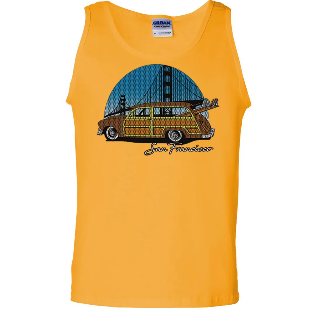 San Francisco Knit Style Woody Asst Colors Tank Top