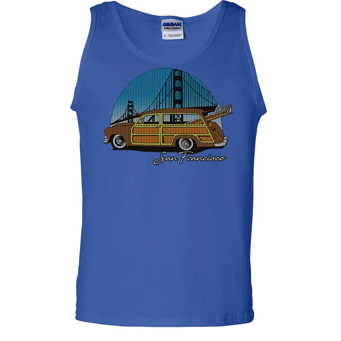 San Francisco Knit Style Woody Asst Colors Tank Top