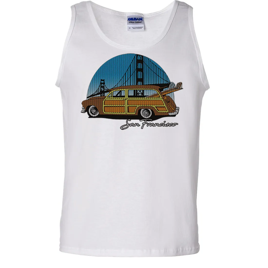 San Francisco Knit Style Woody Asst Colors Tank Top