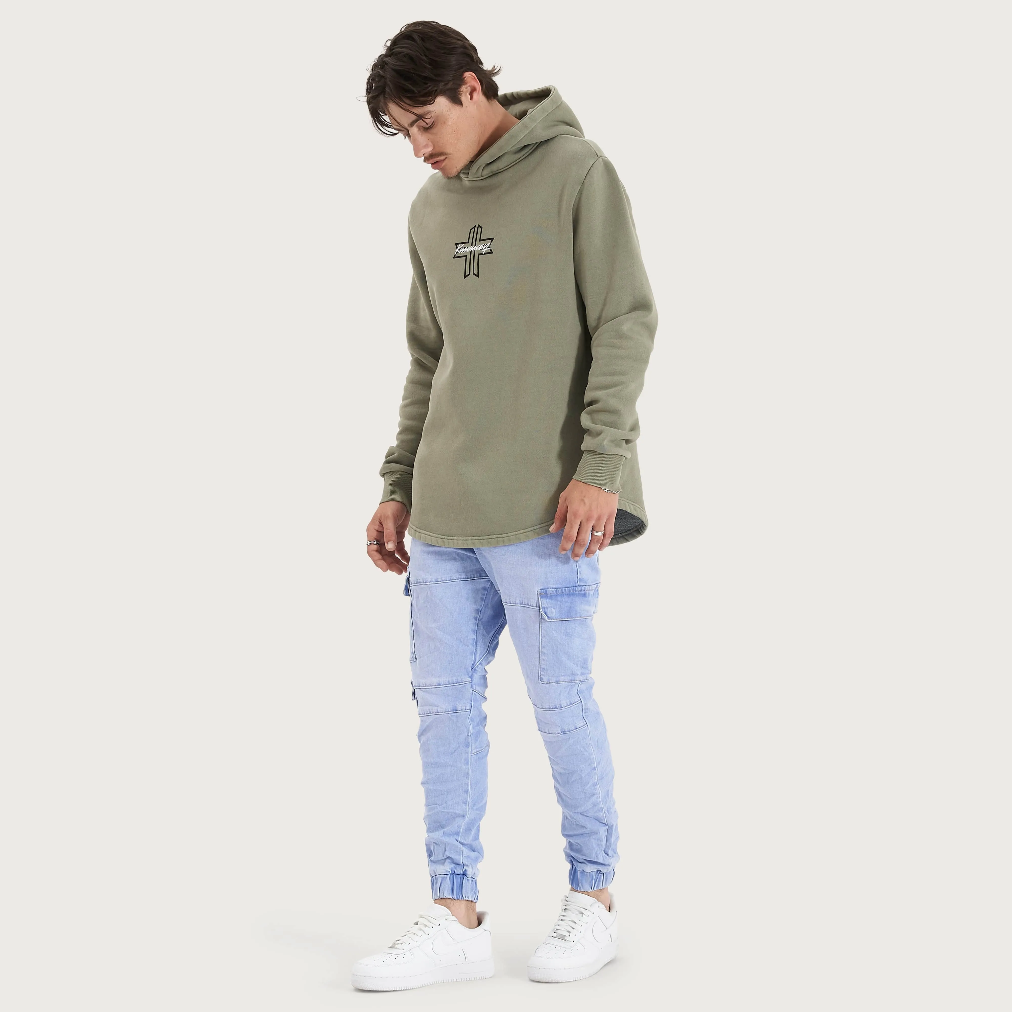 Shadow Dual Curved Hoodie Pigment Shadow