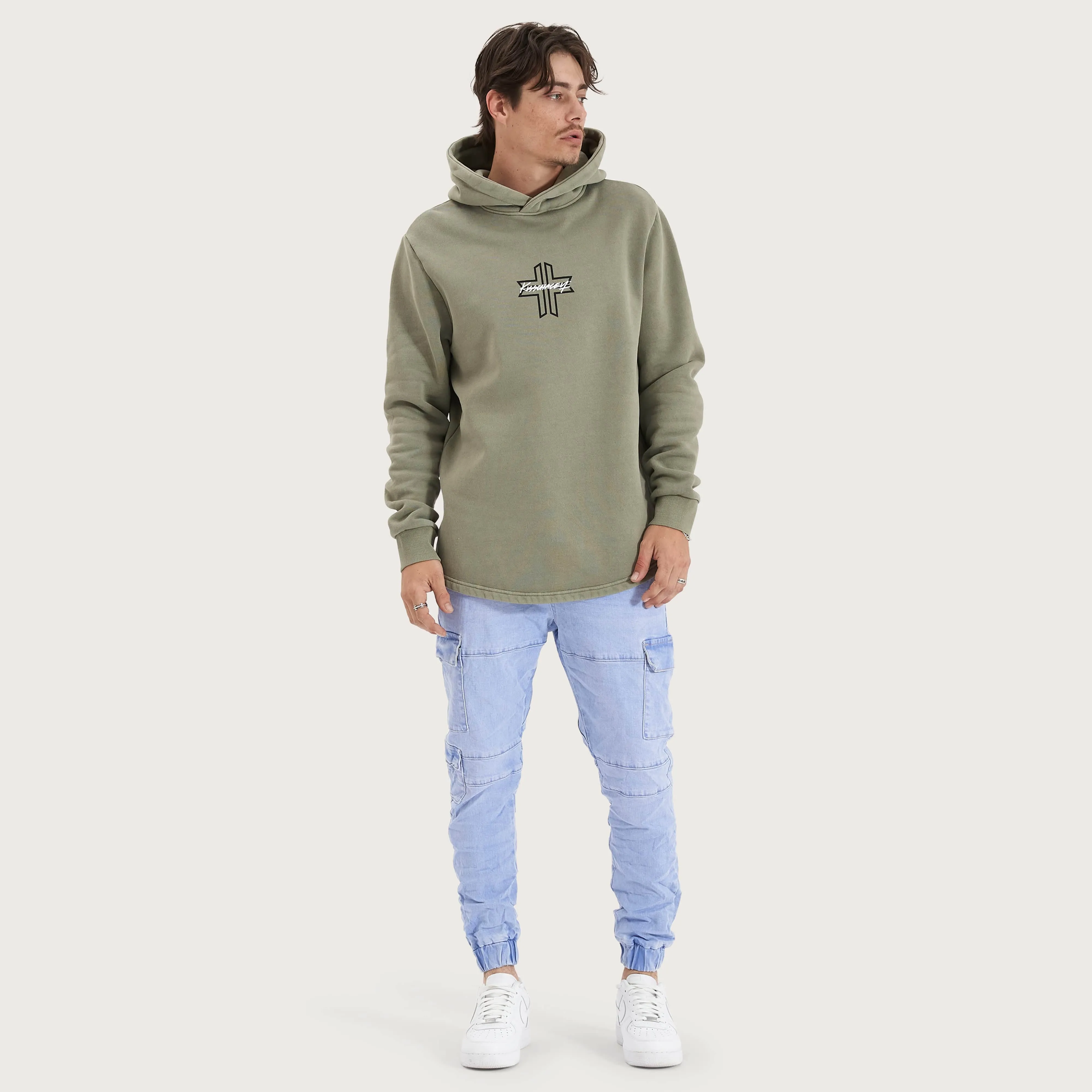 Shadow Dual Curved Hoodie Pigment Shadow
