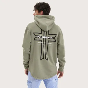 Shadow Dual Curved Hoodie Pigment Shadow