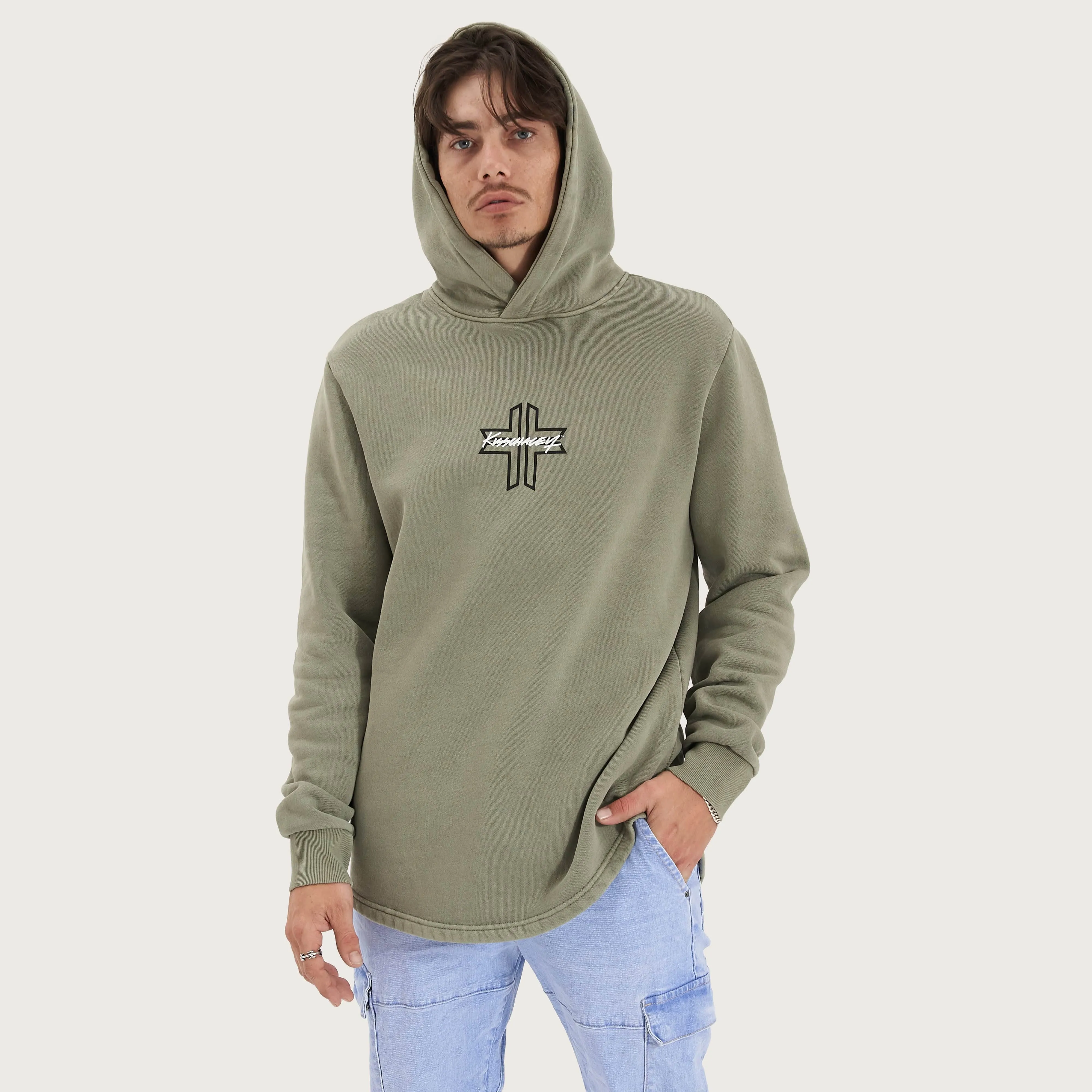 Shadow Dual Curved Hoodie Pigment Shadow