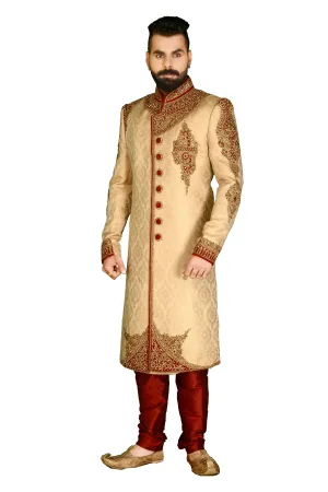 Sherwani (Custom Tailored) - (D.No.-1122)