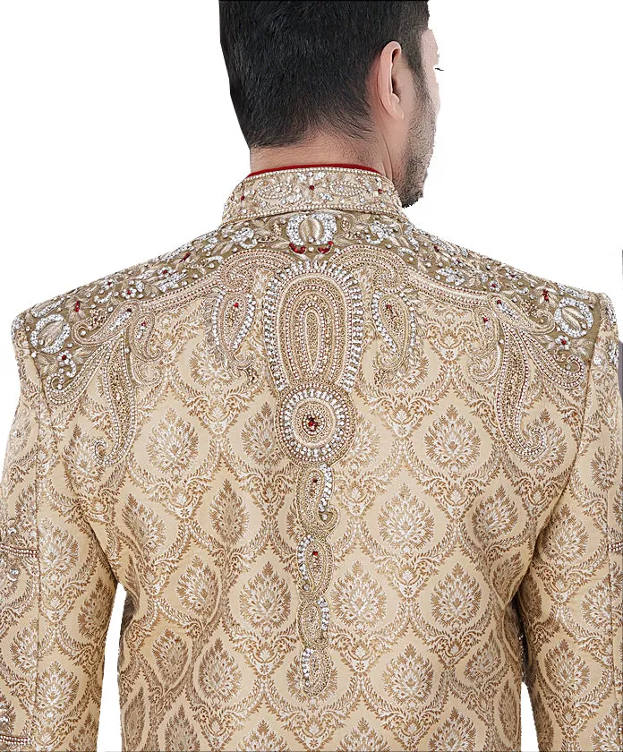 Sherwani (Custom Tailored) - (D.No.-1213)