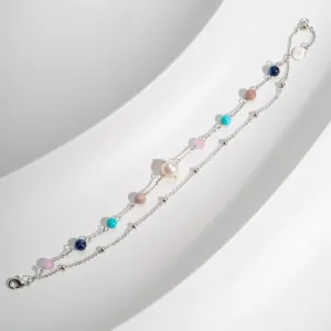 SHIMMER BLISS LAYERED BRACELET