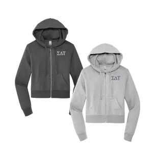 Sigma Delta Tau Zip Up Hoodie