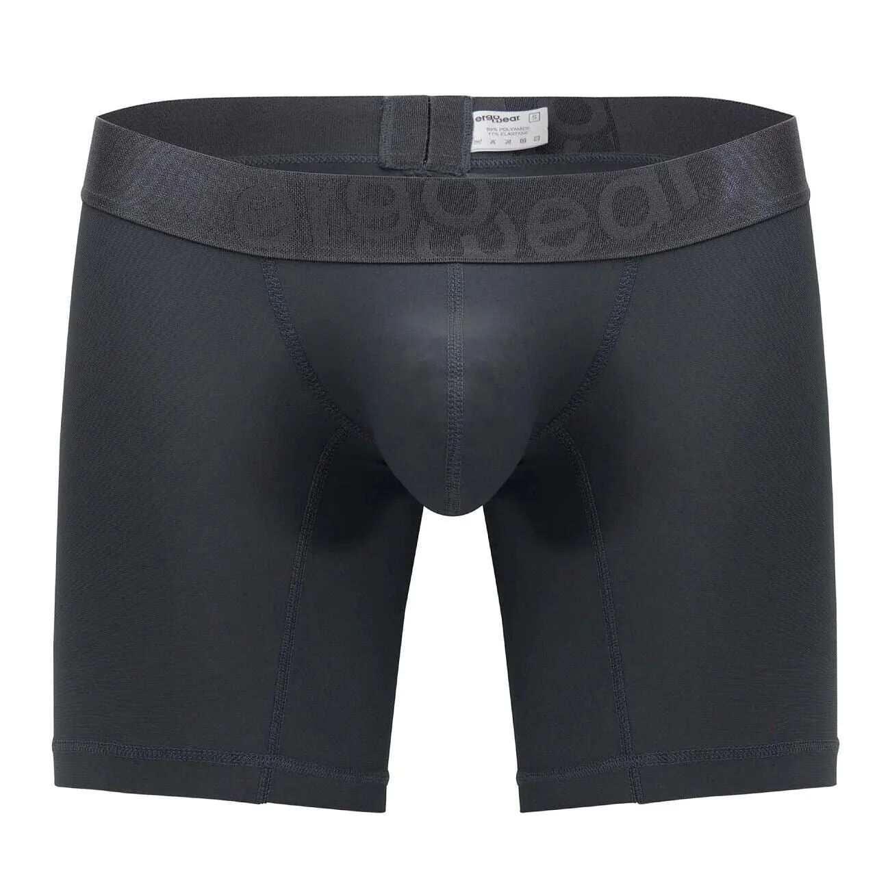 Small ErgoWear Boxer Briefs Stretchy MAX XX 3D-Pouch Midcut Dark Gray 1290 4