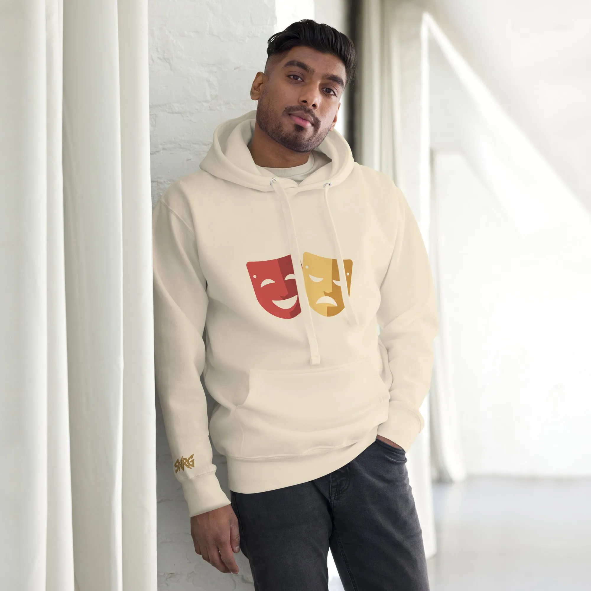 SNRG Comedy & Tragedy Embroidered Unisex Hoodie