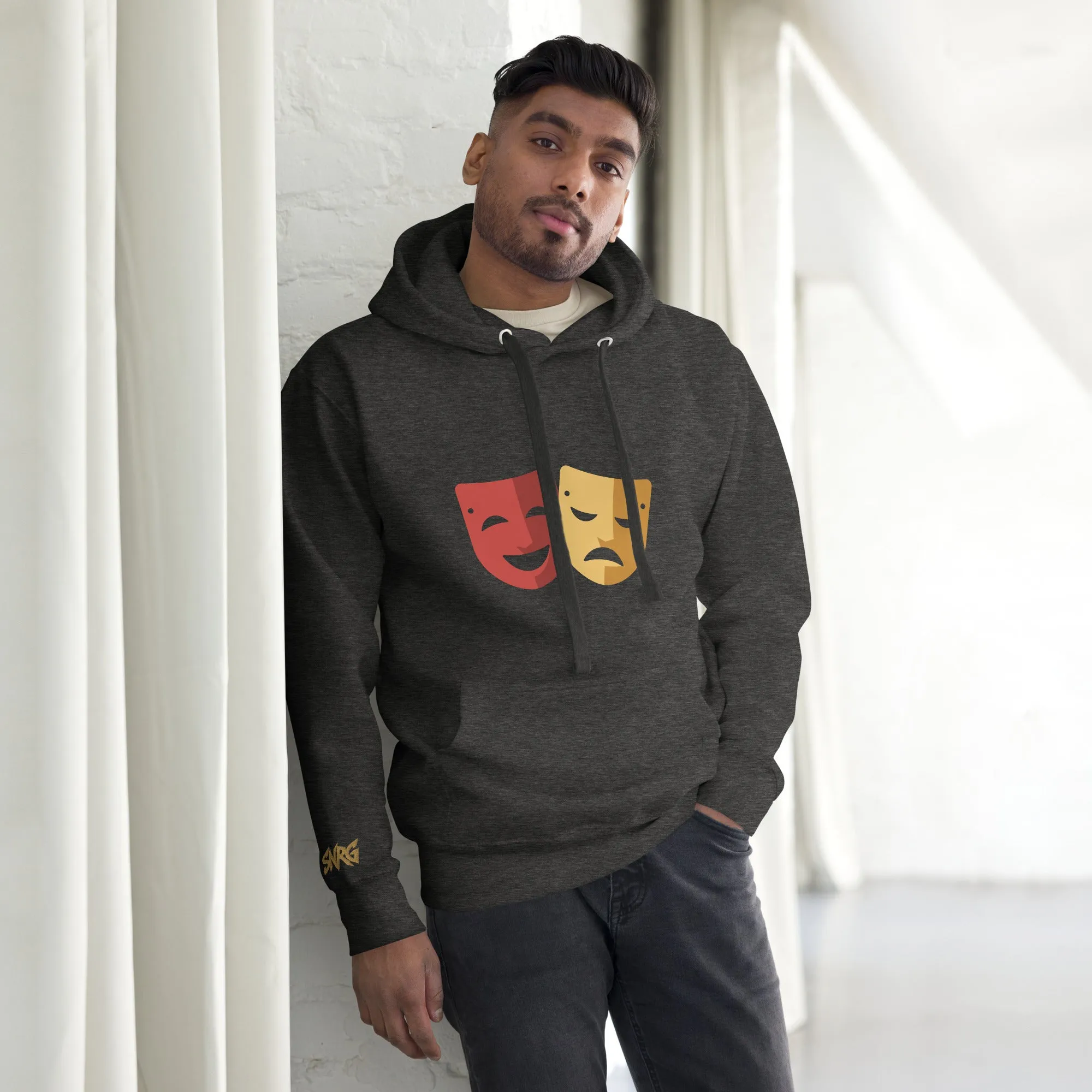 SNRG Comedy & Tragedy Embroidered Unisex Hoodie