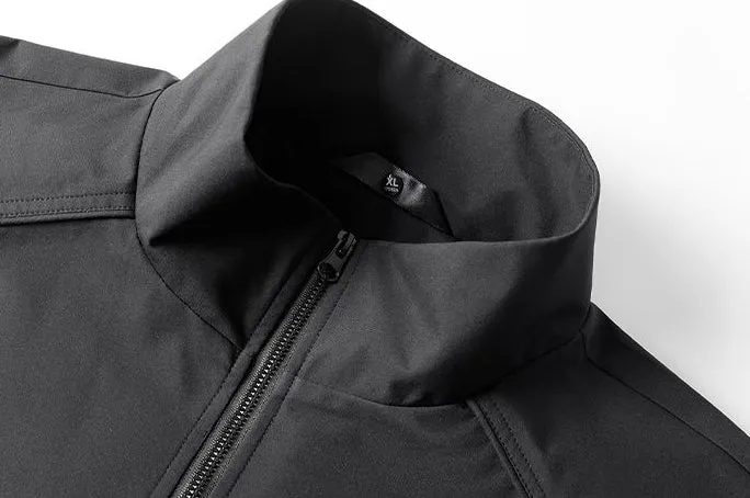 Solid Stain-Resistant Rain Coat for Easy-to-Clean Casual Wear