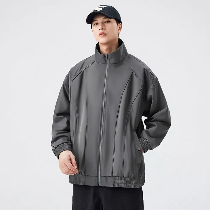 Solid Stain-Resistant Rain Coat for Easy-to-Clean Casual Wear