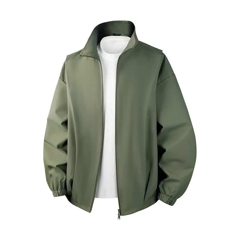 Solid Stain-Resistant Rain Coat for Easy-to-Clean Casual Wear