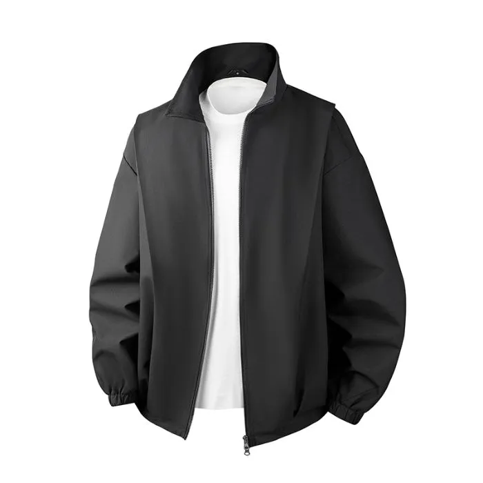 Solid Stain-Resistant Rain Coat for Easy-to-Clean Casual Wear