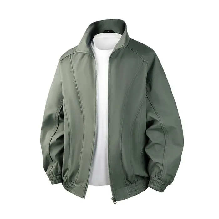 Solid Stain-Resistant Rain Coat for Easy-to-Clean Casual Wear