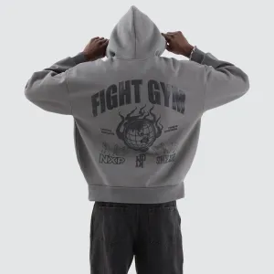 Spar Box Fit Hoodie Charcoal