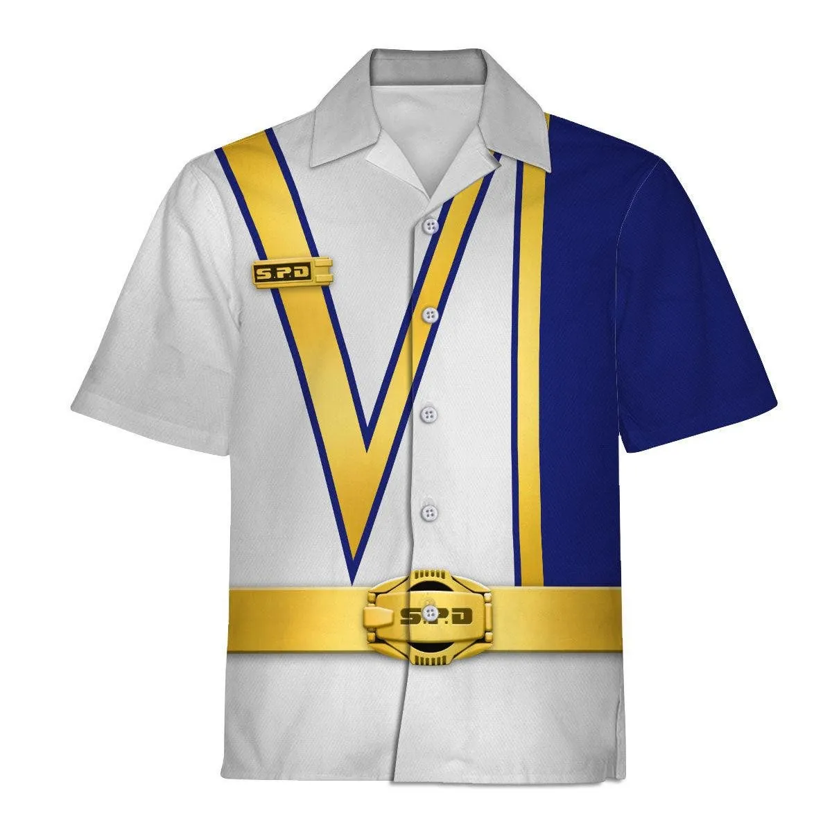 S.P.D White Ranger Hoodies Sweatshirt T-shirt Sweatpants Hawaiian Tracksuit PRHS06 HSQT4259