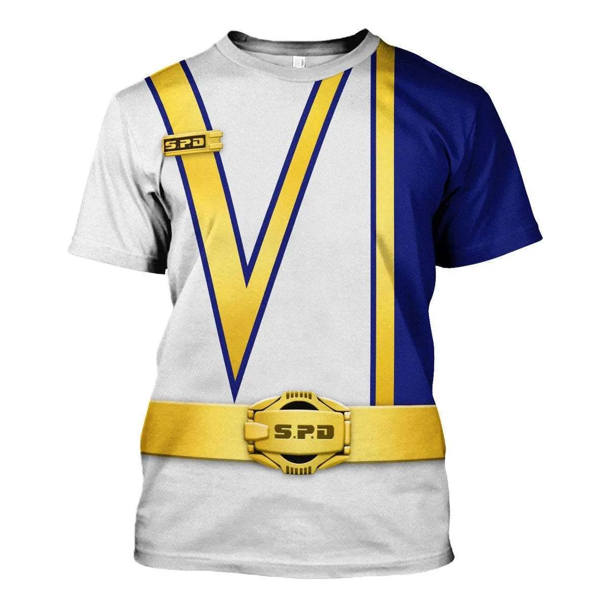 S.P.D White Ranger Hoodies Sweatshirt T-shirt Sweatpants Hawaiian Tracksuit PRHS06 HSQT4259