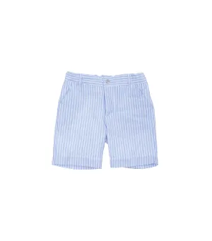 SS19 Laranjinha Boys Lavender Blue & White Stripe Shorts V9507