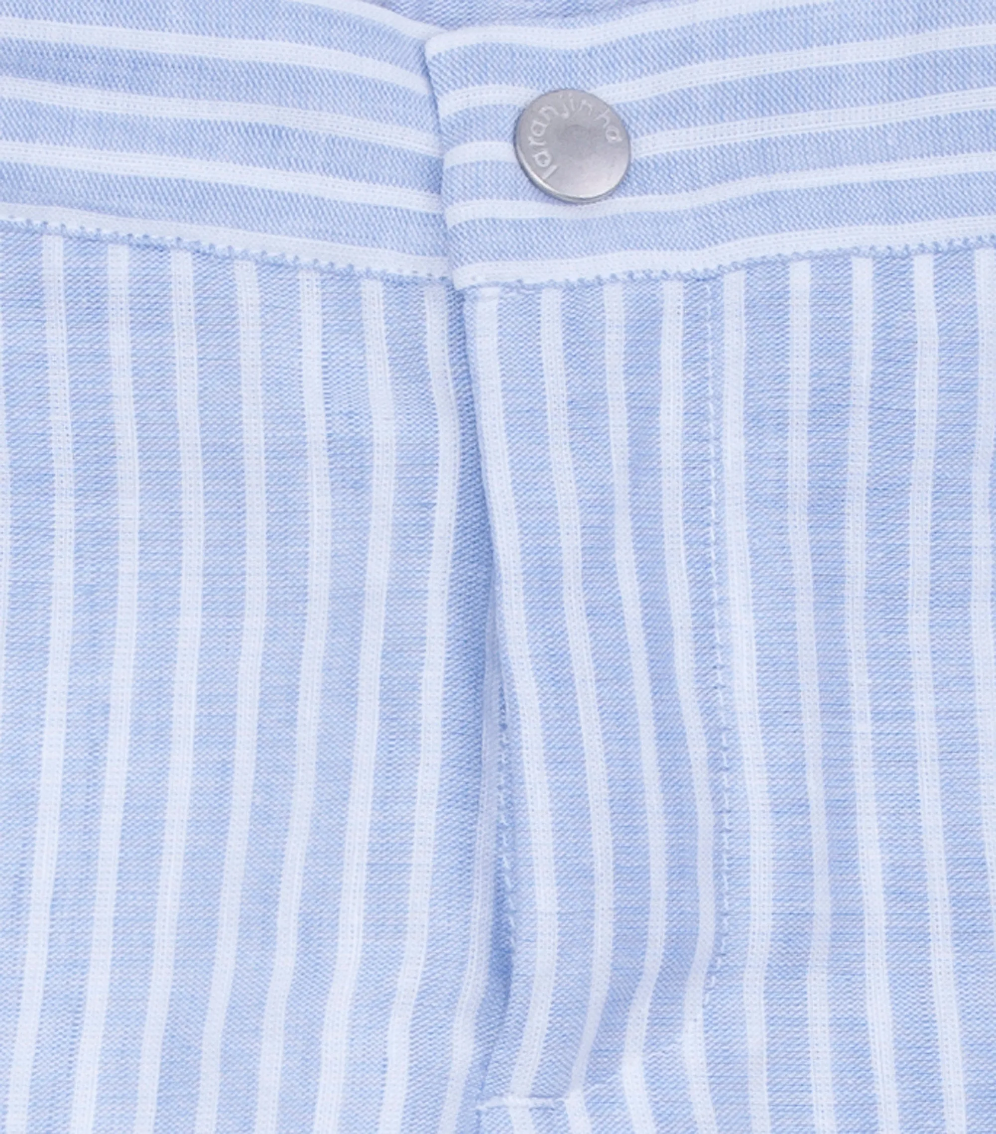 SS19 Laranjinha Boys Lavender Blue & White Stripe Shorts V9507