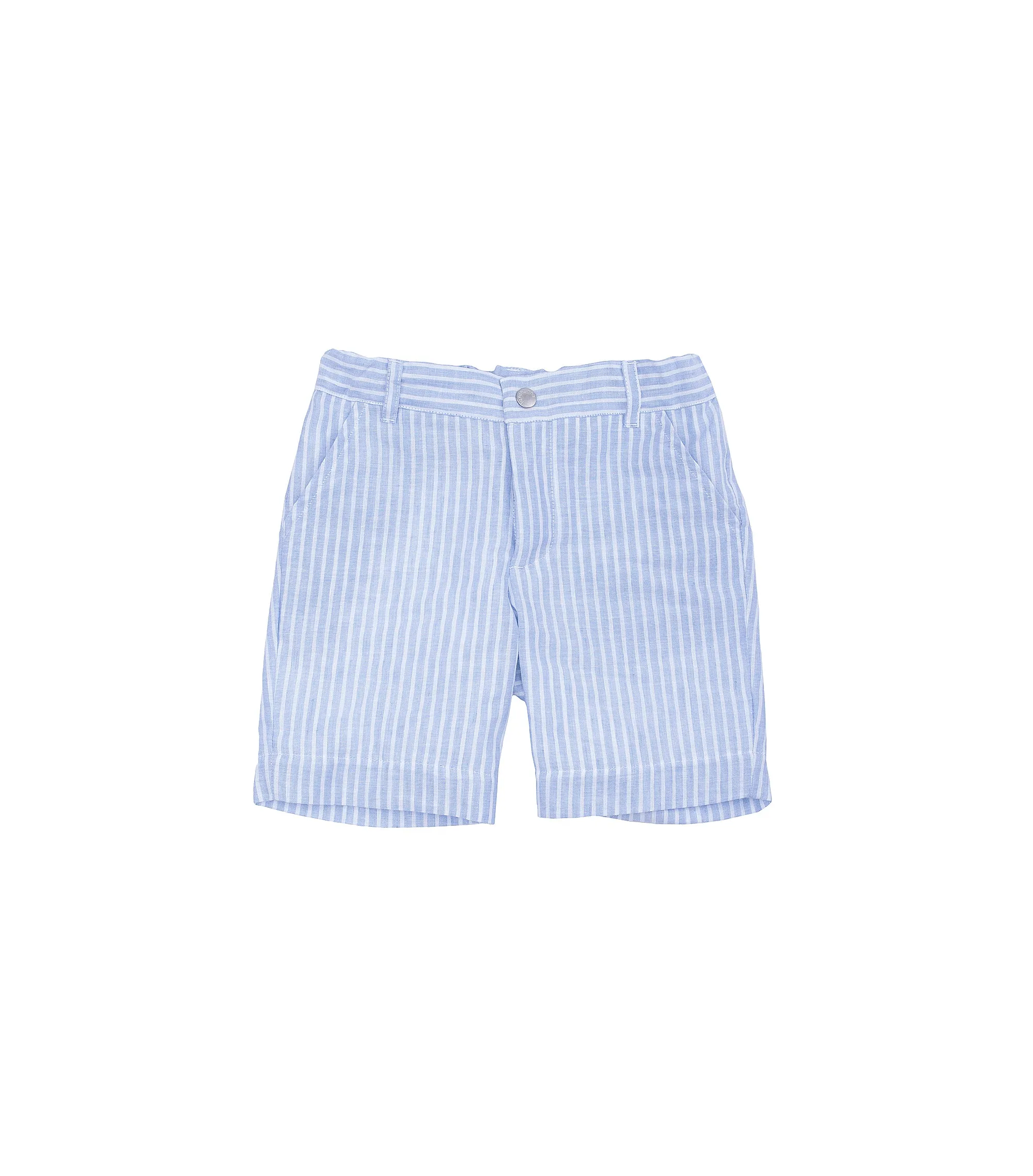 SS19 Laranjinha Boys Lavender Blue & White Stripe Shorts V9507