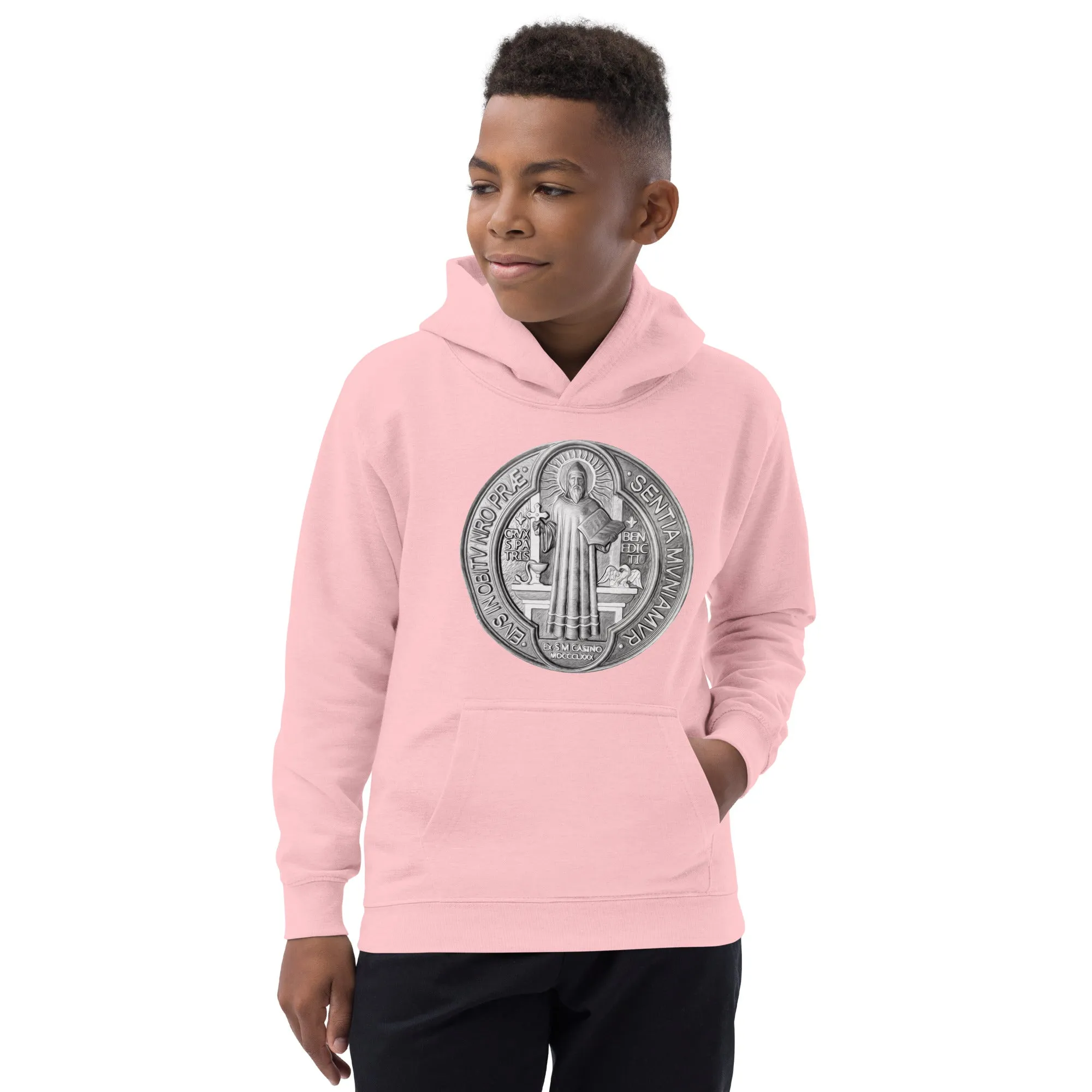 St Benedict Medal Children's Hoodie