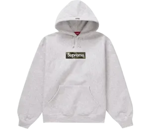 Supreme Box Logo Hooded Sweatshirt (FW23) Ash Grey
