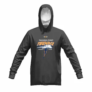Tacking Point Stock Cotton Fleece Hoodie Dark Grey Marle