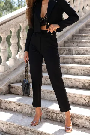 Tailored Blazer & Tapered Pants Set