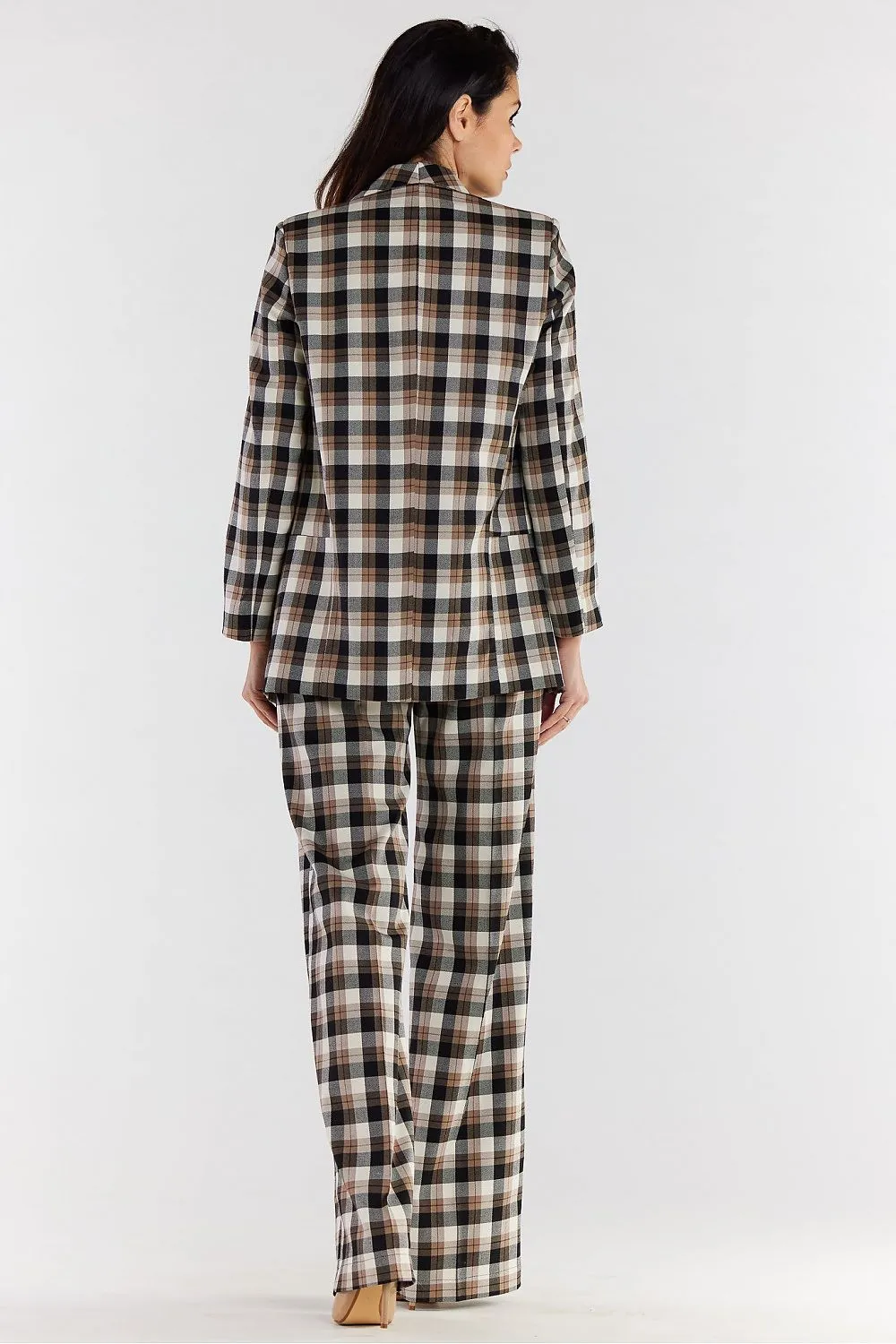 Tailored High-Waisted Wide-Leg Trousers
