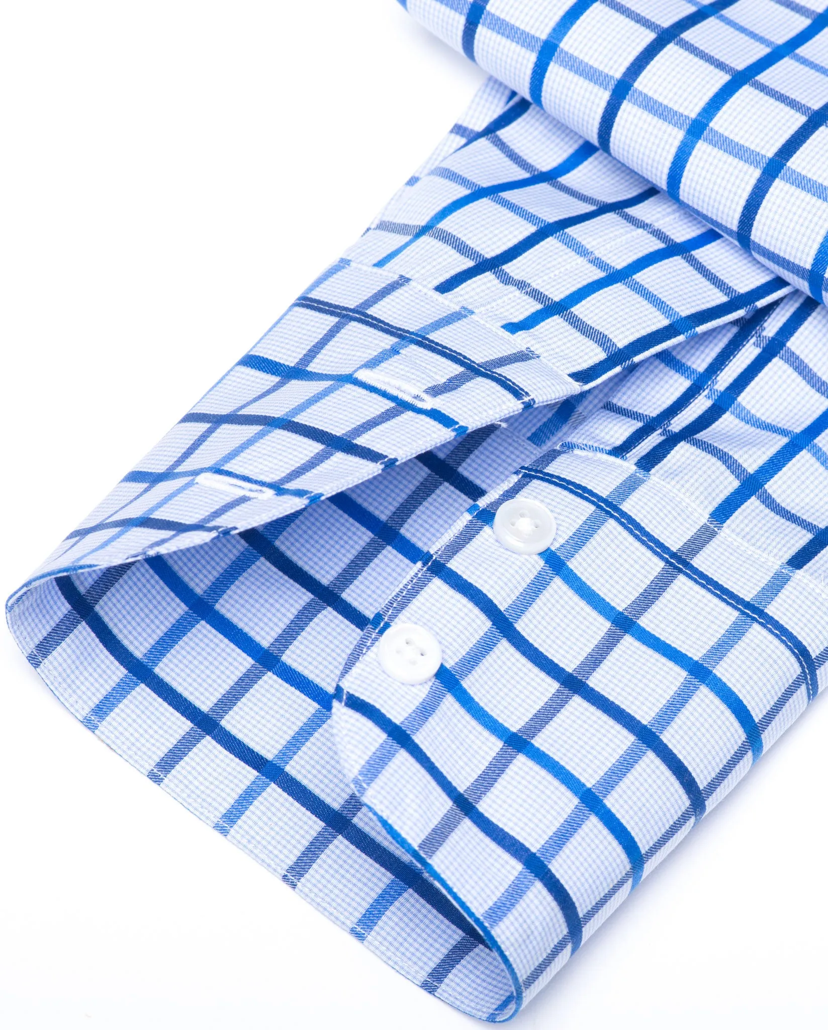 Tailored - Multi Blue Windowpane Check