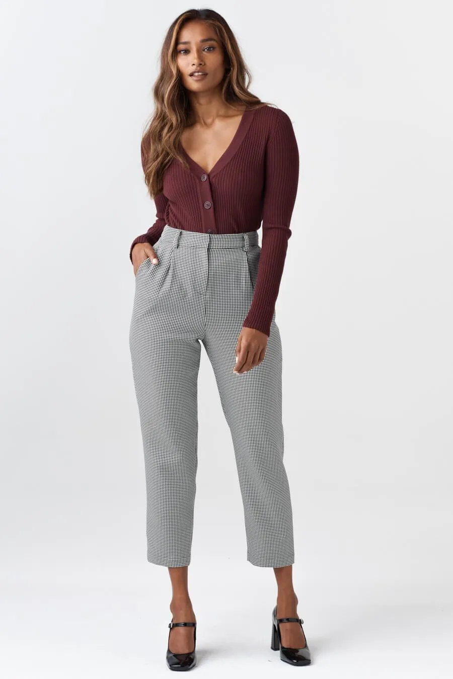 The Fitted Ribbed Cardigan