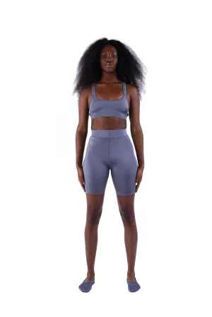 The High Waist Short - Grey