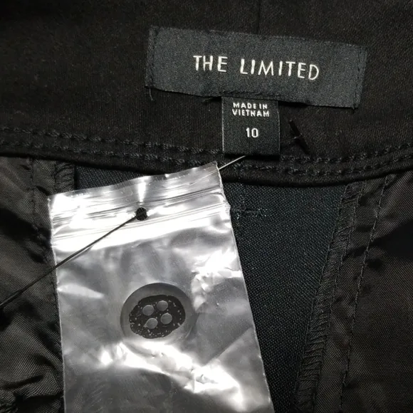 The Limited Tailored Shorts Black Pockets Size 10