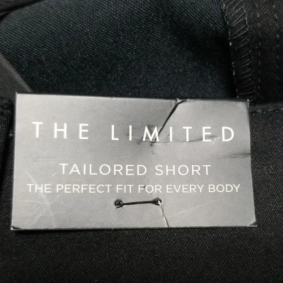 The Limited Tailored Shorts Black Pockets Size 10