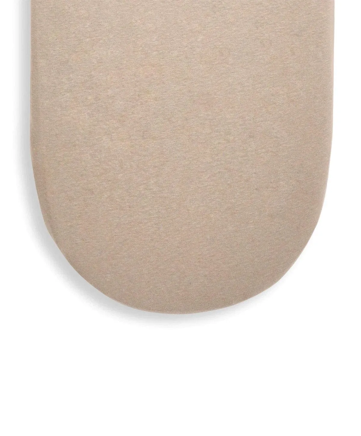 The Little Green Sheep Organic Moses Fitted Sheet in Truffle
