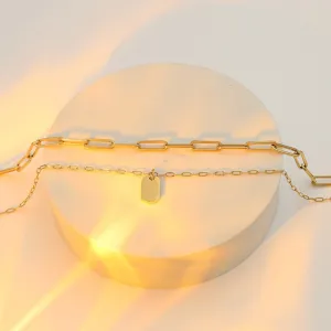 The Tasha Everyday 18K Gold Plated Layered Necklace