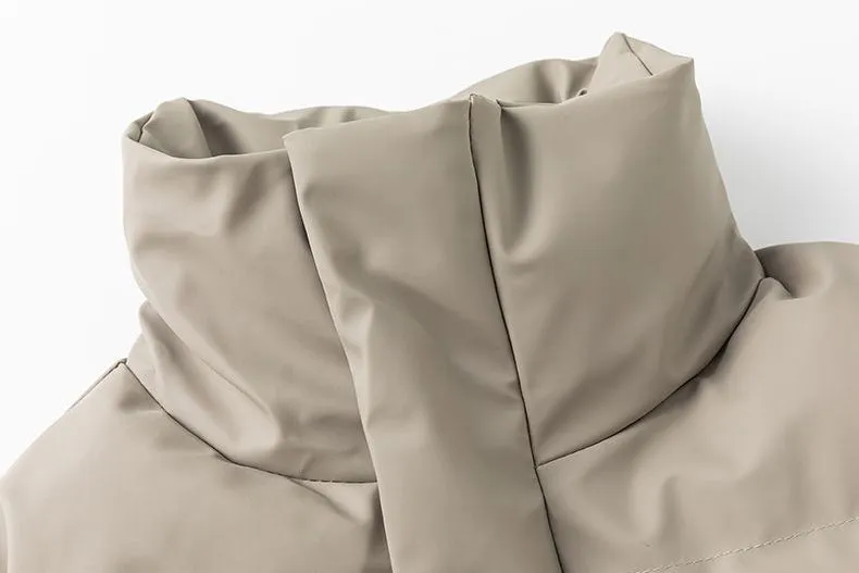 Thickened Quilted Puffer Jacket Stain-Resistant and Windproof